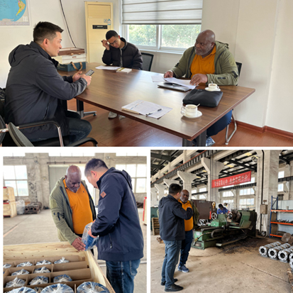 Zambian client’s Business visit to CNM valves